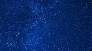 Any of the small particles of matter in the solar system that are directly observable only by their incandescence from frictional heating on entry into the atmosphere Perseid Meteor Shower To Be Visible Over Northern Ireland Bbc News