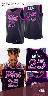 Derrick Rose Timberwolves Jersey New With Tags Derrick Rose Retro Nba Jerseys Nike Shirts