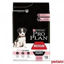 Pro Plan Puppy Medium Sensitive Skin Somonlu Orta Irk Yavru Kopek Mamasi 3kg Satin Al Petlebi