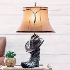 Rustic Lamps Cowboy Hat Boot Table Lamp Table Lamp Lamp Horse Lamp