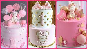 These holiday cake designs are sure to add that special touch to any holiday. Top 15 Baby Girl 1st Birthday Cake Designs Birthday Cake For Girl S Youtube