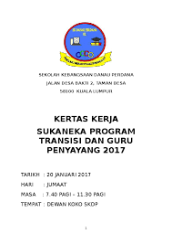 Matlamat melaksanakan program sukaneka prasekolah peringkat sekolah adalah untuk mencungkil bakat serta kebolehan yang ada pada setiap murid prasekolah dalam. Doc Kertas Kerja Sukaneka Transisi Akhbar Hq Academia Edu