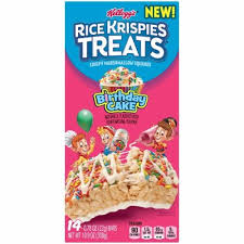 Birthday Cake Rice Krispie Treats Nutrition Shop For Kellogg S Rice Krispies Treats Birthday Cake Bars At Kroger Find Quality Snacks Products To Add Rice Krispie Treats Rice Krispies Birthday Breakfast
