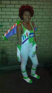 Buzz Light Year Costume Female Buzz Lightyear Buzz Lightyear Costume Cool Halloween Costumes Toy Story Halloween Costume