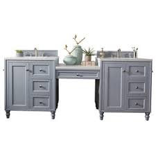 4.6 out of 5 stars. 86 Double Vanity Set Silver Gray Makeup Table Traditional Bathroom Vanities And Sink Consoles By Luxx Kitchen And Bath Houzz