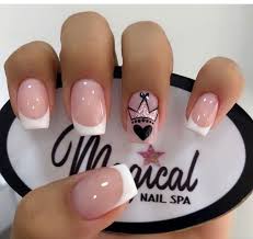 Ver más ideas sobre uñas sencillas, manicura de uñas, manicura. Unas French Short Square Nails Manicure Square Nails