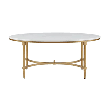 An oval coffee table can soften the look of a living room or family room as it offers added storage for drinks, snacks, magazines, and books. Madison Park Signature Bordeaux Coffee Table Reviews Wayfair