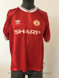 Adidas manchester united trikot 3rd 2020/2021 kids weiss 128. Manchester United Home Fussball Trikots 1990 1992 Sponsored By Sharp