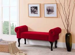 Kings Brand Red Microfiber Lounge Arm Bench Http Www Amazon Com Dp B00hzr4npy Ref Cm Sw R Upholstered Bench Bedroom Storage Bench Bedroom Bench With Storage