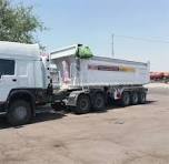 China Factory 40 Cubic Meter Rear Tipper Trailer 4 Axles ...