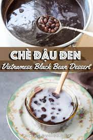 Che đậu đen Vietnamese Black Bean Dessert Recipe Desserts Milk Dessert Coconut Milk Dessert