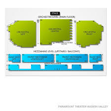 Paramount Hudson Valley Theater 2019 Seating Chart