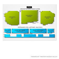 Paramount Hudson Valley Theater 2019 Seating Chart