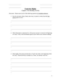 Freak The Mighty Standards Based Literature Guide 85 Pages Freak The Mighty Literature Guided Reading Worksheets