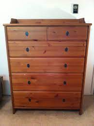 Ikea 6 Drawer Dresser Chest Of Drawers Discontinued Model Don T Recall Its Name Rustic Style Oak Stain Ikea 6 Drawer Dresser Oak Stain 6 Drawer Dresser