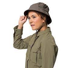Jack Wolfskin Hats Supplex Sun Hat In Siltstone Landmark