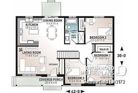 Our small cabin plans are all for homes under 1000 square feet, but they don't give an inch on being stylish. House And Cottage Plans 1000 To 1199 Sq Ft Drummond House Plans