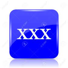 Xxx Icon, Blue Website Button On White Background. Stock Photo, Picture and  Royalty Free Image. Image 74400186.