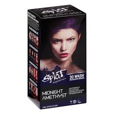 Bold hair colors are a trend that's here to stay, but figuring out how to get your hair a vibrant shade of teal, cobalt, or lavender can be overwhelming. Splat Semi Permanent No Bleach Hair Dye Midnight Amethyst Shop Hair Color At H E B