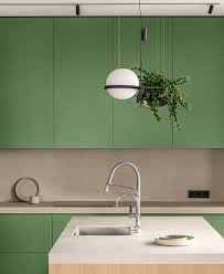 Find the books you want all in one place and at prices you'll love. Green L Shaped Kitchen In Kyiv Apartment By Nadya Chabannaya Interiorzine