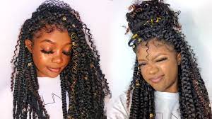 Hey yall today i did my own goddess braids and for the most part it was easy. Super Easy Curly Goddess Box Braids Tutorial Youtube