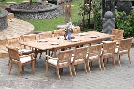Generally, when a table and a chair are harmonious the distance between the seat and the tabletop is between 8 to 14 inches. Extending Teak Patio Table Vs Fixed Length Dining Table Pros And Cons Teak Patio Furniture World