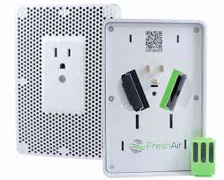 Do not forget to install the smoke detectors on the stairways and the kitchen. Freshair Sensor