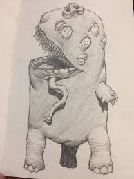 Maybe you would like to learn more about one of these? Scary But Kinda Cute Monster Sketch Sketches