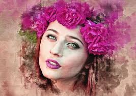 Puzzle La donna delle rose, 500 Pezzi