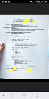 posting resume online. he stands