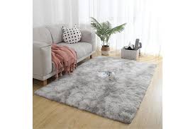 Buy reasonable kids rugs & nursery rugs online: Dick Smith Large Soft Shaggy Carpet 50mm Thick For Living Room European Home Warm Plush Floor Rugs Fluffy Mats Kids Room Faux Fur Area Rug Mat Lightgrey 160x230cm Home Garden