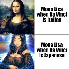 Leonardo Doujinshi Anime Memes Love Memes Funny Mona Lisa