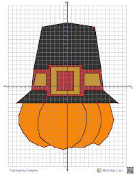 Thanksgiving Pumpkin Graphing Worksheets Coordinate Graphing Graphing Activities