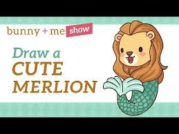 Singapore Merlion How To Draw Drawing Tutorial For Beginners Youtube Drawing Tutorial Cute Stickers Drawing Tutorials For Beginners