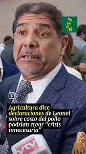 💰 |#EconomíaDL| El funcionario indicó que el costo promedio actual del  pollo se debe a una crisis provocada por el calor 🔗https://tinyl.co/3cI6