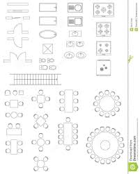 Standard Symbols Used Architecture Plans Icons Set Vector Illustration 35317444 Floor Plan Symbols Architecture Icons Blueprint Symbols