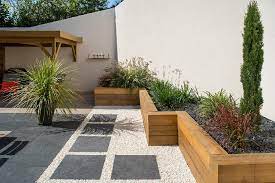 Aménagement jardin , terrasse et balcon. Creation De Jardin Saint Herblain Deco Jardin Conception Sur Mesure