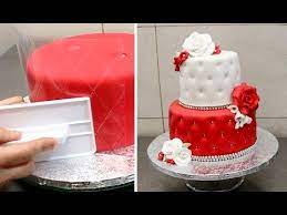 Quilted Cake Decorating Idea By Cakesstepbystep Cake Decorating With Fondant Fondant Cake Tutorial Cake Decorating