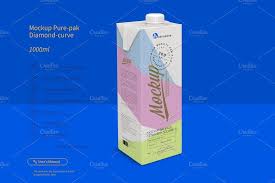 This time it is free square unfolded box mockup. Mockup Package Tetra Brik Square 1l In 2020 Packaging Mockup Business Icons Vector Mockup
