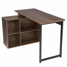 Ein neuer pc schreibtisch soll her? Eugad 0079zz Schreibtische Computertisch Pc Tisch Burotisch Arbeitstisch Mit Ablagen Holz Dunkelbuche 116x75x80cm