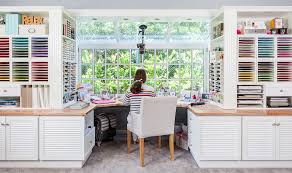 Craft room reveal full of awesome craft room ideas! Tips For Setting Up A Craft Room Crafthought