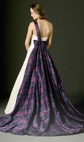 Joyce Young Tartan Wedding Gown Scottish Wedding Dresses Tartan Wedding Dress Tartan Wedding