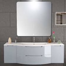 57 inch bathroom vanity top single sink. 57 Inch Modern Floating Bathroom Vanity Grey Finish