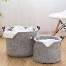 Mrs Hinch S Felt Storage Baskets She Uses In Her Home Ebay Grey Homedecor Felt Basket Storage In 2020 Closet Storage Bins Felted Storage Living Room Toy Storage