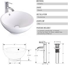 We did not find results for: Buy Eclife Bathroom Vessel Sink Round Ceramic Bowl White Porcelain Vessel Sink And Faucet Combo For Bathrooms Sink Bowl Pop Up Drain Chrome A06 Online In Indonesia B0718vrczg