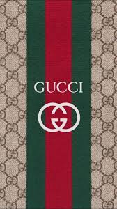 Gucci text logo on a gucci pattern. Gucci Wallpapers Free By Zedge
