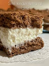 Check spelling or type a new query. Simil Kinder Fetta Al Latte Ricetta Simile All Originale Dolci E Non Solo