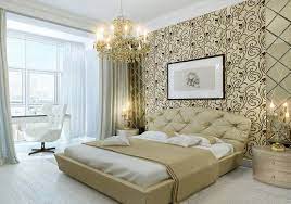 Pemilihan Motif Wallpaper Dinding Kamar Tidur Wallpaper Design For Bedroom Master Bedroom Wall Decor Elegant Bedroom