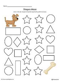 Early Childhood Shapes Worksheets Shapes Worksheets Shapes Worksheet Kindergarten Kids Worksheets Printables
