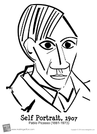 Still life with jug and drapery by paul cezanne coloring page | free printable coloring pages. Pablo Picasso Thecreativestack